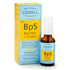 Liddell Back Pain + Sciatica Homeopathic Spray, 1 oz Supply