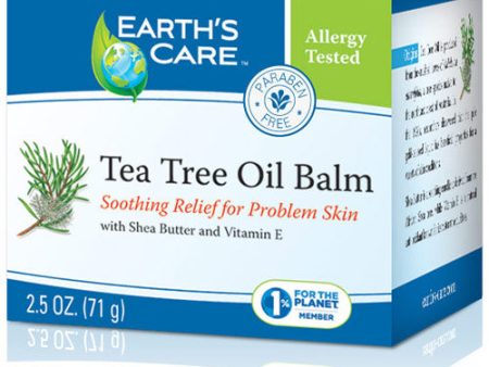 Tea Tree Oil Balm, 2.5 oz, Earth s Care Discount