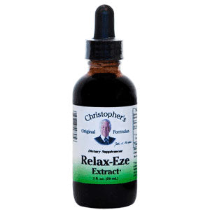 Relax-Eze Extract Herbal Liquid, 2 oz, Christopher s Original Formulas Supply