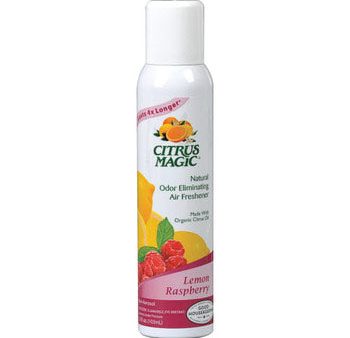 Odor Eliminating Air Freshener, Lemon Raspberry, 3.5 oz, Citrus Magic For Cheap