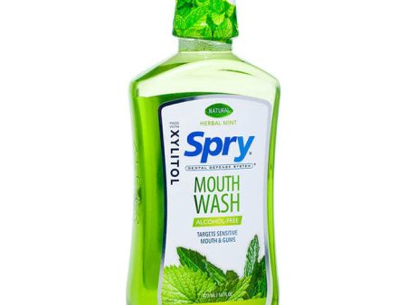 Spry Mouth Wash, Healing Blend, Alcohol Free, Natural Herbal Mint, 16 oz, Xlear Online Hot Sale