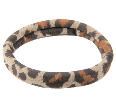 Snake Print Hair Elastic Medium - Jessenia - Tan, 2 ct Per Card, DiPrima Beauty For Sale