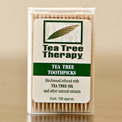 Tea Tree Oil Standard Toothpicks, 100 ct, Tea Tree Therapy Online Sale