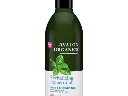 Bath & Shower Gel Organic Peppermint 12 oz, Avalon Organics Online now