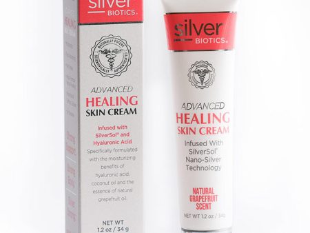 Advanced Healing Skin Cream - Grapefruit, 1.2 oz, Silver Biotics on Sale