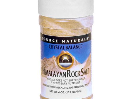 Crystal Balance Himalayan Coarse Salt, 3 oz, Source Naturals For Cheap