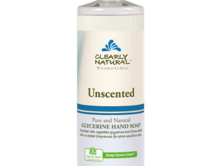 Liquid Glycerine Hand Soap, Unscented, 32 oz, Clearly Natural on Sale