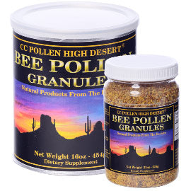 High Desert Bee Pollen Granules Plastic Jar, 22 oz, CC Pollen Company Online Hot Sale