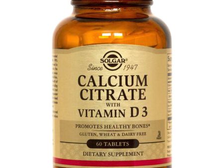 Calcium Citrate with Vitamin D, 120 Tablets, Solgar Online