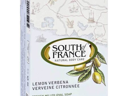 French Milled Vegetable Bar Soap, Lemon Verbena, 6 oz, South of France For Sale