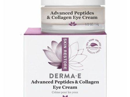 Derma E Advanced Peptides & Collagen Eye Cream, 0.5 oz Online Sale