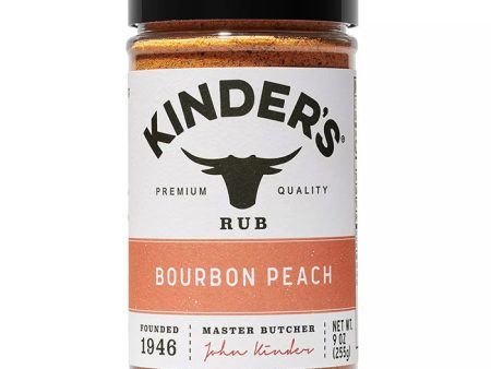 Kinder s Bourbon Peach Premium Rub & Seasoning, 9 oz (255 g) on Sale