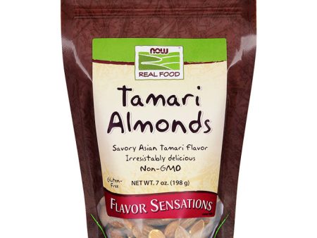 Tamari Almonds, Non-GMO, 7 oz, NOW Foods For Sale