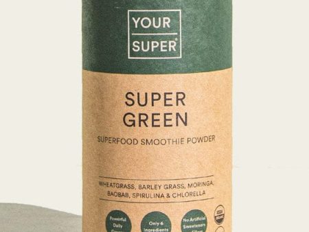 Organic Super Green Mix, Superfood Smoothie Powder, 5.03 oz (150 g), Your Super on Sale