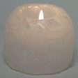 Himalayan White Salt Tea Light Mini Holder, 2.25 Inch, 1 ct, Aloha Bay on Sale