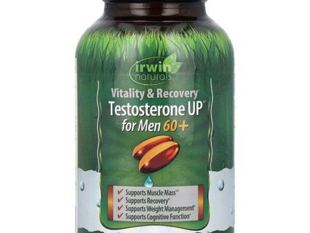 Testosterone UP for Men 60+, 60 Liquid Soft-Gels, Irwin Naturals Online Sale