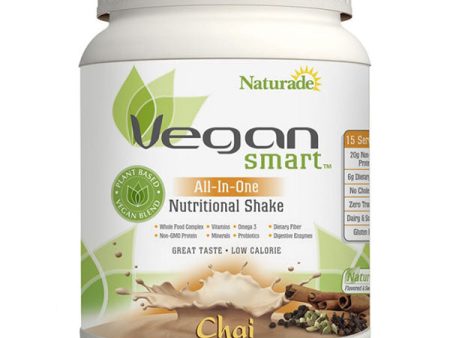 Vegan Smart All-In-One Nutritional Shake - Chai, 15 Servings (22.75 oz), Naturade Online Hot Sale