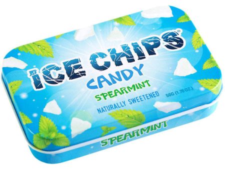 Ice Chips Spearmint Xylitol Mints, 1.76 oz (50 g) on Sale