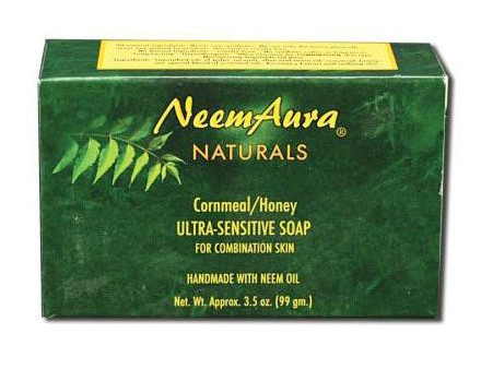 Ultra-Sensitive Bar Soap, Cornmeal Honey, For Combination Skin, Neem Aura For Cheap