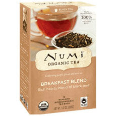 Breakfast Blend Black Tea, 18 Tea Bags, Numi Tea Online Sale