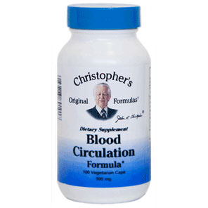 Blood Circulation Formula Capsule, 100 Vegicaps, Christopher s Original Formulas Online