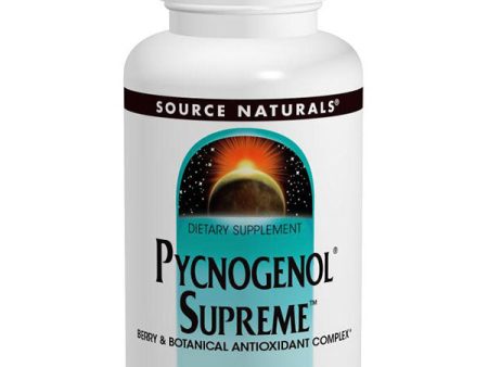 Pycnogenol Supreme, 60 Tablets, Source Naturals Cheap