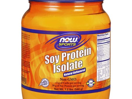 Soy Protein Isolate Powder, Non-GMO Unflavored, 1.2 lb, NOW Foods Online Sale