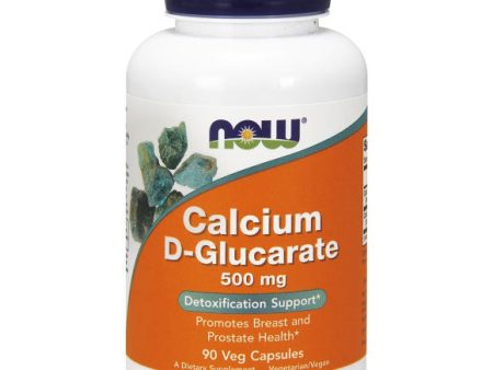 Calcium D-Glucarate 500 mg, 90 Veg Capsules, NOW Foods For Sale