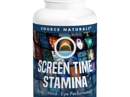 Screen Time Stamina, 30 Tablets, Source Naturals Supply