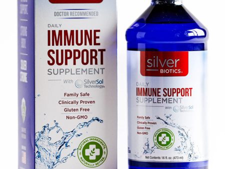 Liquid Immune Support Supplement Family Size, 16 oz, Silver Biotics Hot on Sale