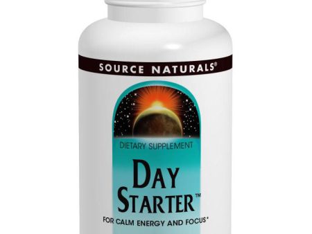 Day Starter, For Calm Energy & Focus, 120 Tablets, Source Naturals Sale