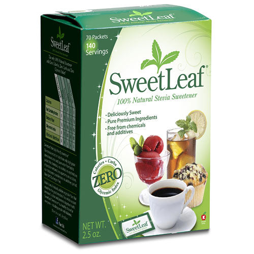 SweetLeaf Sweetner, 100% Natural Stevia, 1g x 70 Packets, Wisdom Natural Brands Sale