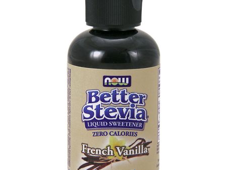 Better Stevia Liquid Sweetener - French Vanilla Flavor, 2 oz, NOW Foods on Sale