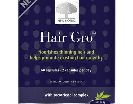 Hair Gro, Nourishes Thinning Hair & Helps Promote New Hair Growth, 60 Capsules, New Nordic on Sale