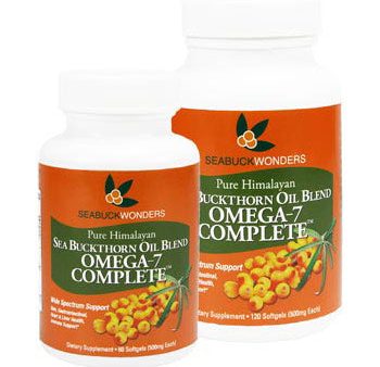 Pure Himalayan Sea Buckthorn Oil Blend, Omega-7 Complete, 120 Softgels, Seabuck Wonders Sale