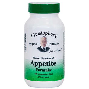 Appetite Formula Capsule, Weight Management, 100 Vegicaps, Christopher s Original Formulas Fashion