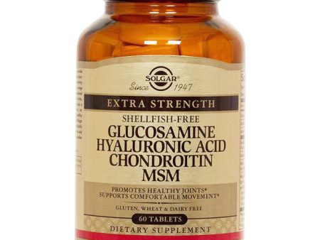 Glucosamine Hyaluronic Acid Chondroitin MSM Shellfish-Free, 60 Tablets, Solgar Online now