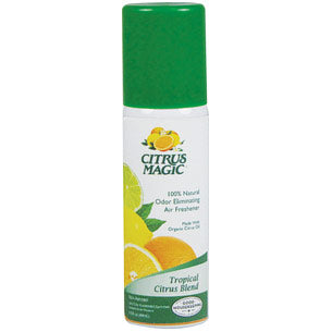 Odor Eliminating Air Freshener, Tropical Citrus Blend, 1.5 oz, Citrus Magic Hot on Sale