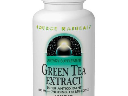 Green Tea Extract 500 mg, 60 Tablets, Source Naturals For Discount