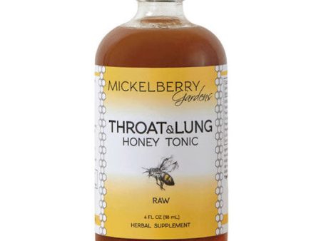 Throat & Lung Honey Tonic, 4 oz, Mickelberry Gardens Supply