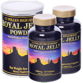 High Desert Royal Jelly 1 g, 30 Capsules, CC Pollen Company Fashion