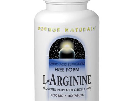 L-Arginine 500mg 200 Tablets from Source Naturals Hot on Sale