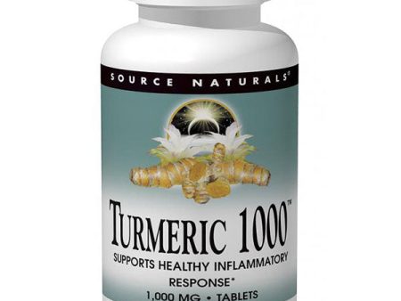 Turmeric 1000, 120 Tablets, Source Naturals Fashion