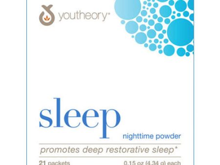 Youtheory Sleep Nighttime Powder Packs, 21 Packets, Nutrawise Corporation Online Sale