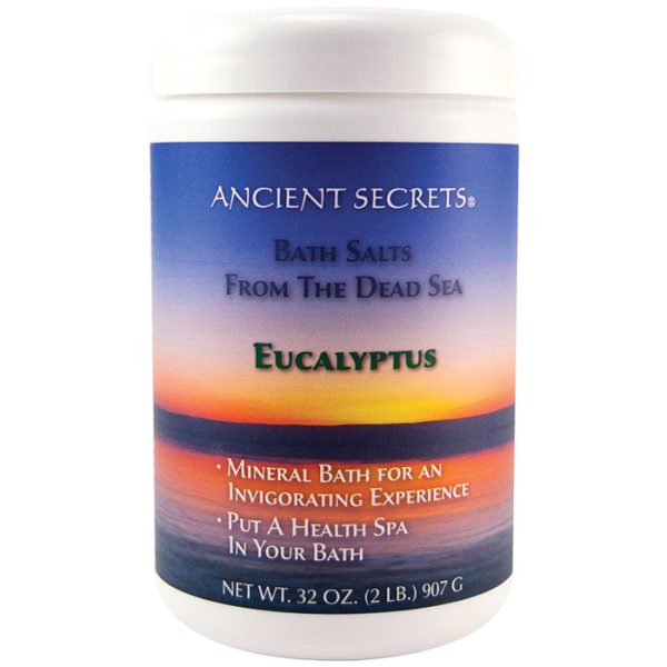 Aromatherapy Dead Sea Mineral Baths, Eucalyptus, 2 lb, Ancient Secrets on Sale