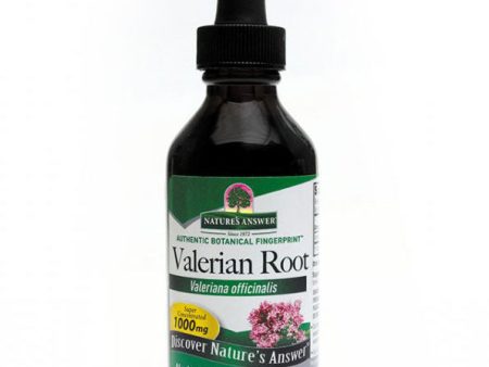 Valerian Extract Liquid Alcohol-Free, 2 oz, Nature s Answer Online