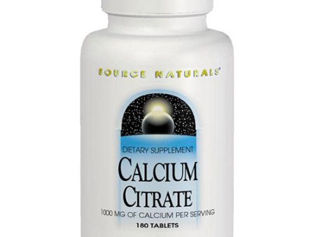 Calcium Citrate 180 tabs from Source Naturals Sale