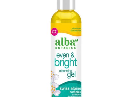 Even & Bright Cleansing Gel, 6 oz, Alba Botanica Hot on Sale