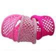 Mesh Hair Elastic - Paris - Assorted (Pink, Bubble Gum, Fushia), 3 ct Per Card, DiPrima Beauty For Discount