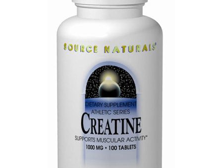 Creatine 1000mg 50 tabs from Source Naturals Online Hot Sale